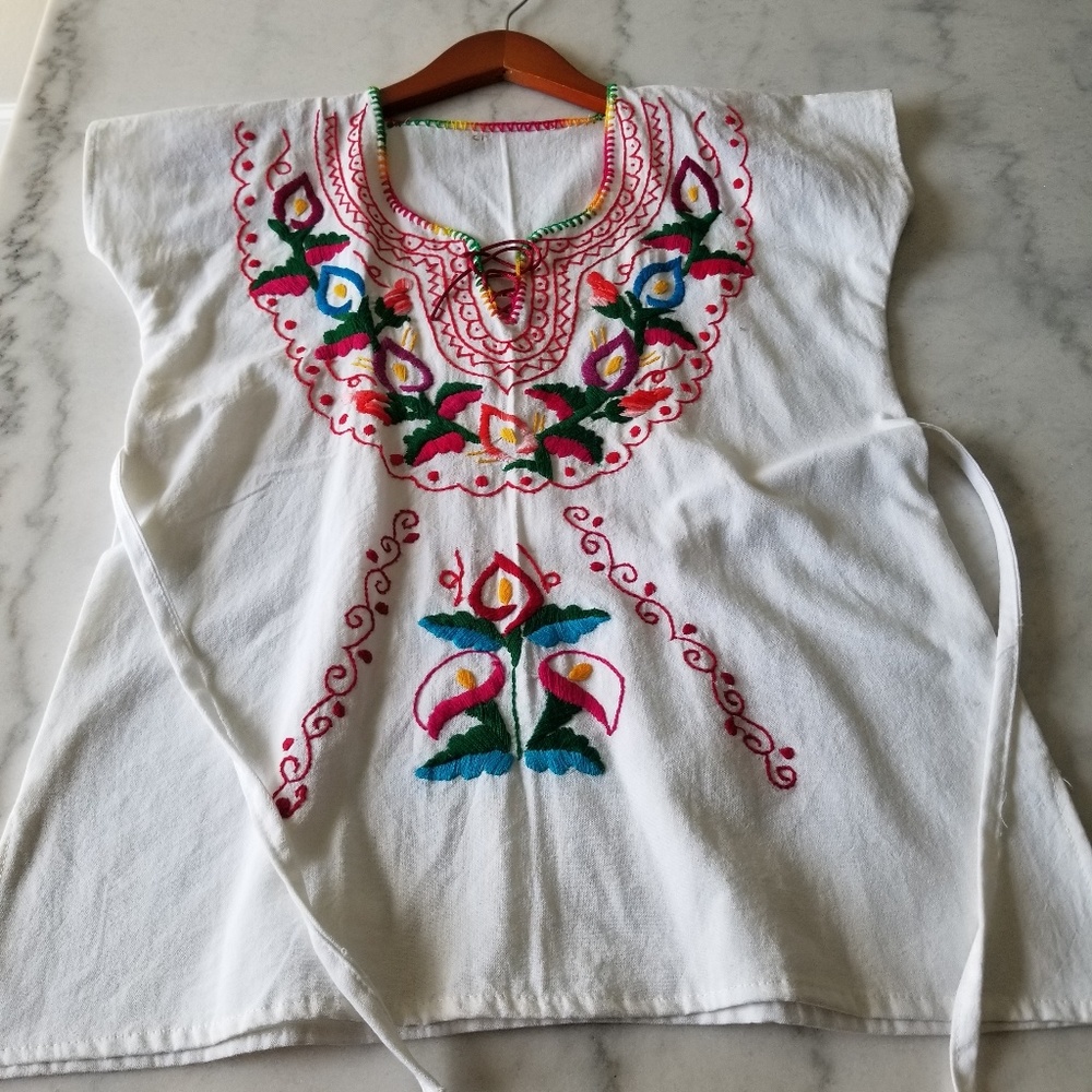 Mexican stitched top